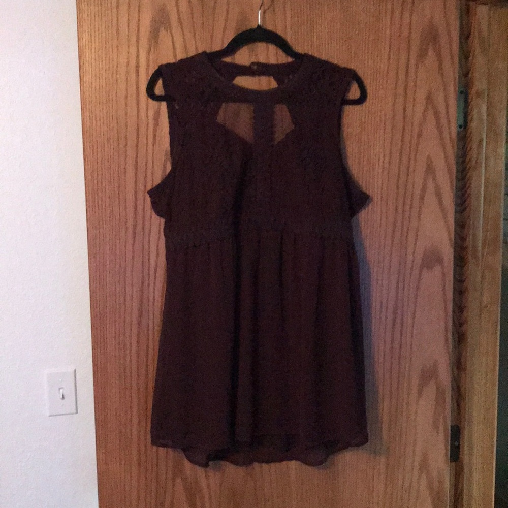 maurices lace tank top